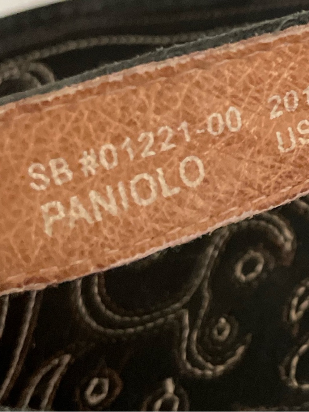 Olukai Paniolo Flip Flop Black Leather Sandals Size 11 - Picture 8 of 9
